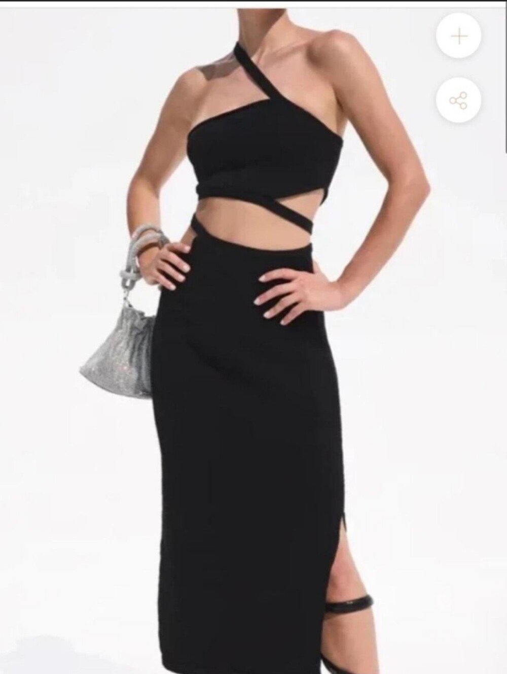 Cult Gaia Top And Skirt Black Set XS